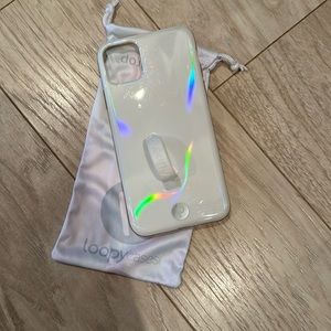 Loopy iPhone 11 Pro Max Opal Iridescent Case Righty